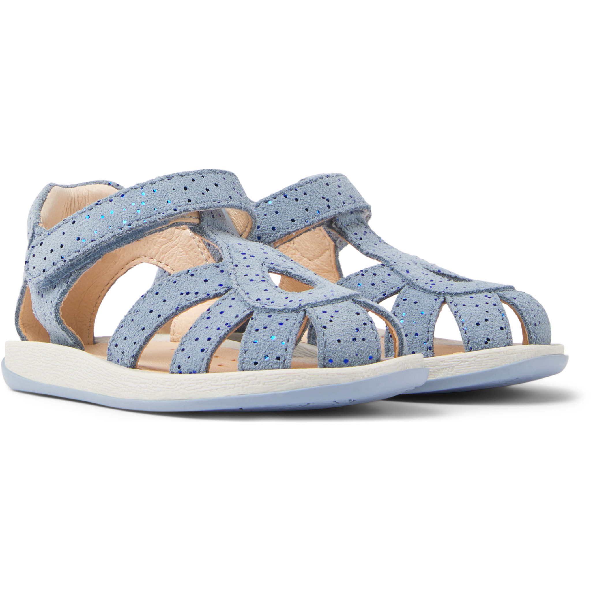 Sandali - CAMPER Bicho - Blu - Pelle scamosciata