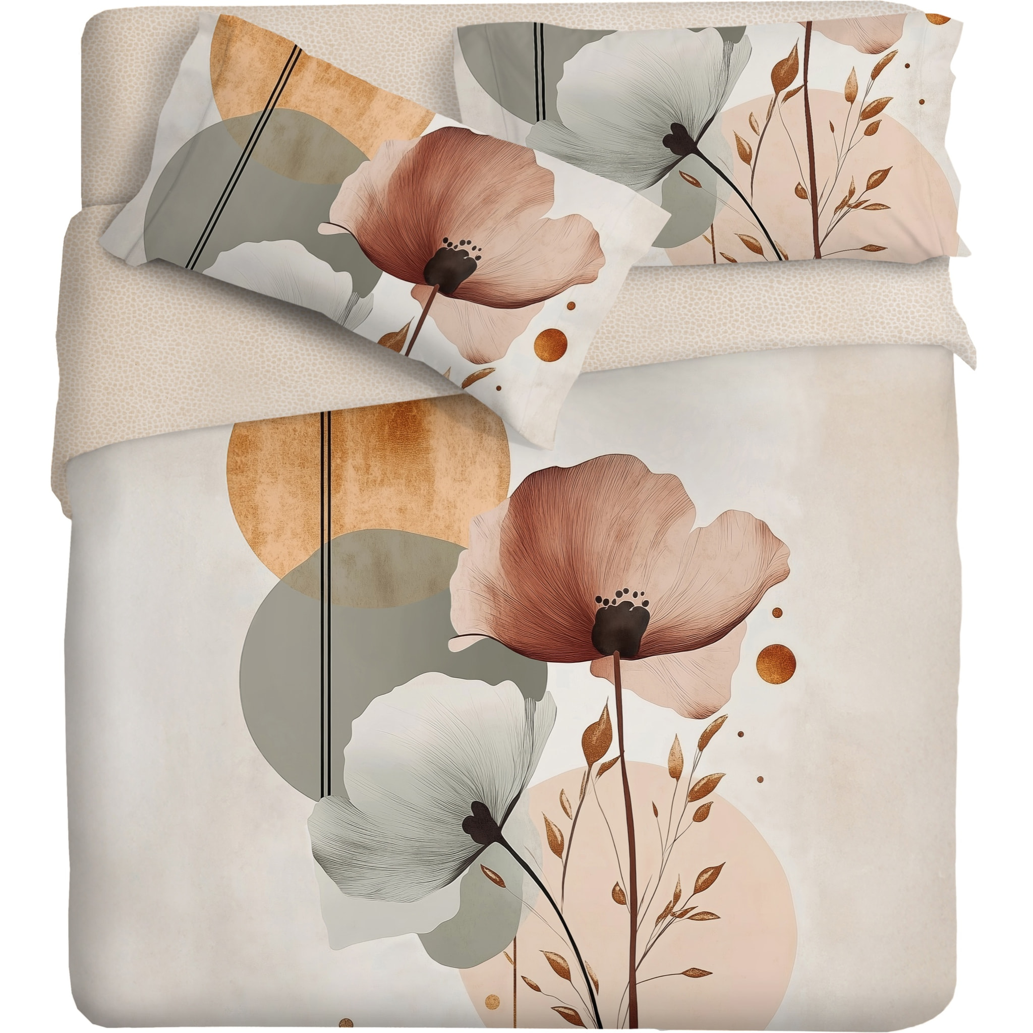 Parure copripiumino fotografico Piazzato Fine Art 2 piazze Disegno Frida