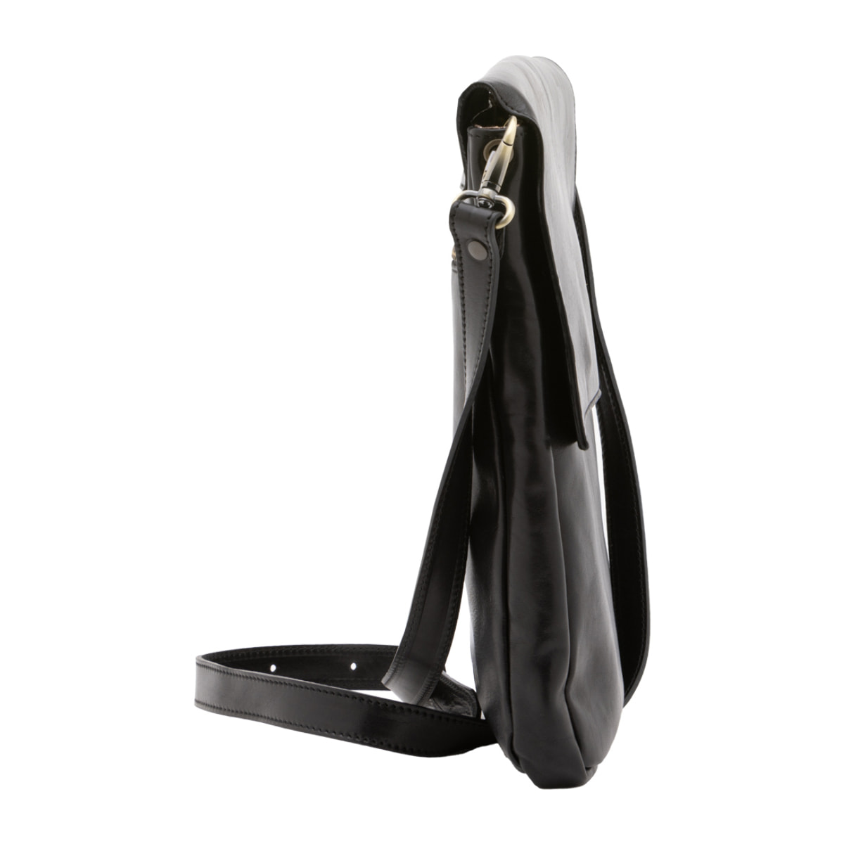 Borsa a tracolla  da uomo In Vera pelle Made in Italy 31x35x4 cm