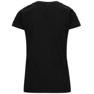 Kappa - T-Shirts & Top Donna Nero - 222 Banda Apan
