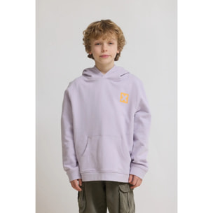 SUDADERA CON CAPUCHA KIDS NATURE LIGHT LILAC