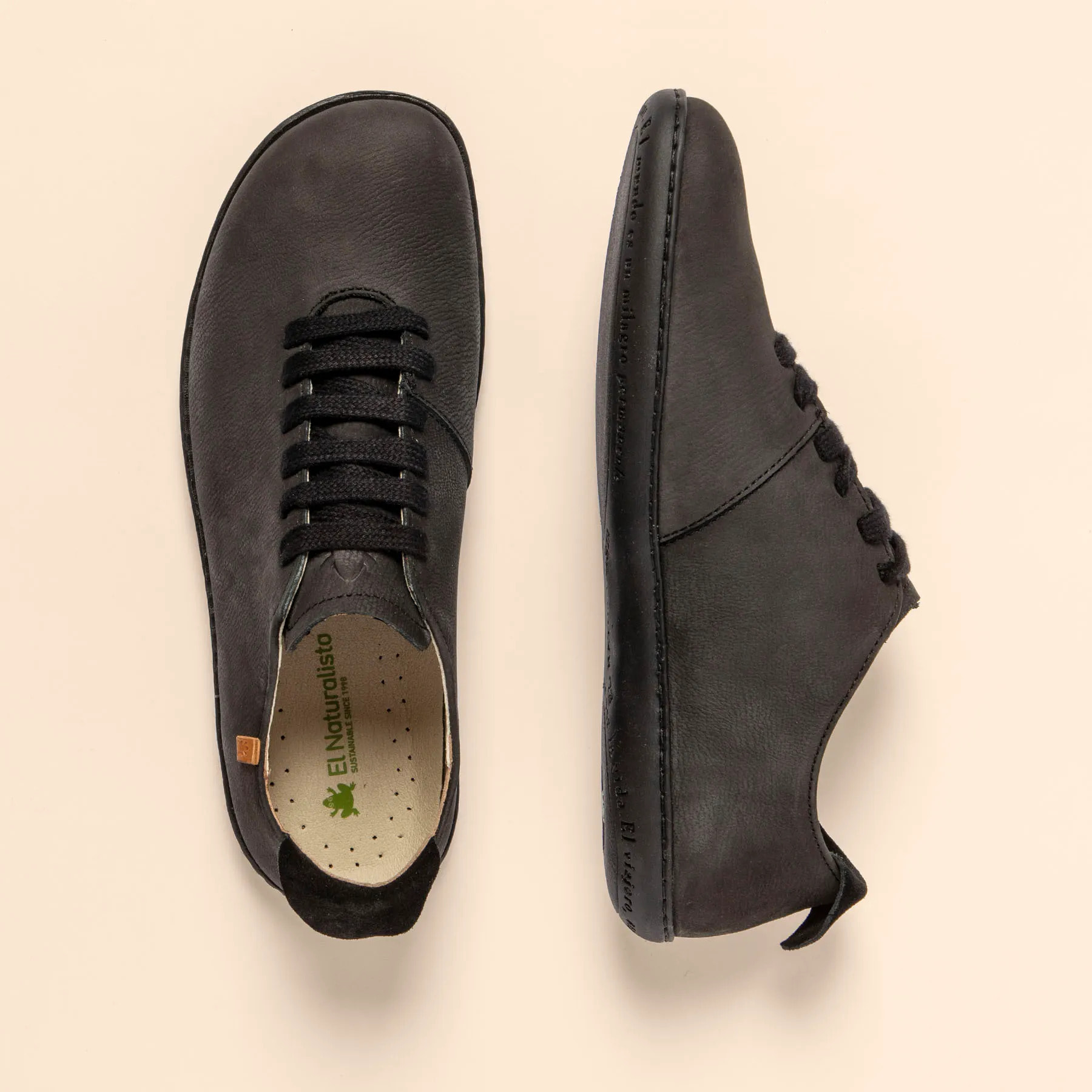 Zapatillas N296 PLEASANT BLACK-BLACK/ EL VIAJERO color Black-black