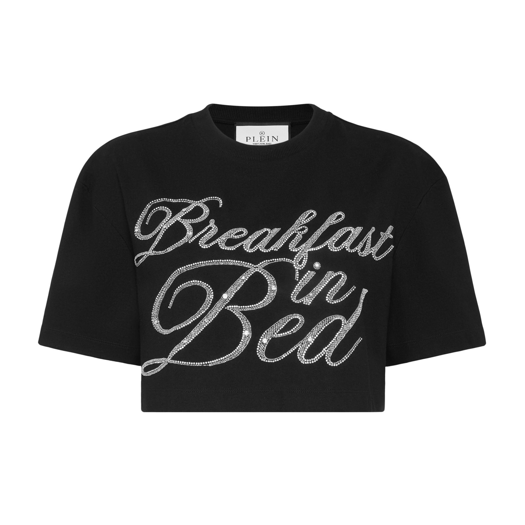 PHILIPP PLEIN T-Shirt Round Neck Ls CRYSTAL