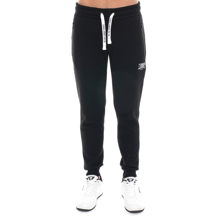 Pantalones deportivos de invierno para hombre Leone 1947 Soft Basic con puños