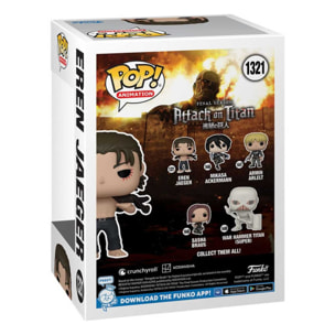 Attack On Titan Pop! Animation Vinile Figura Eren Jeager 9 Cm Funko