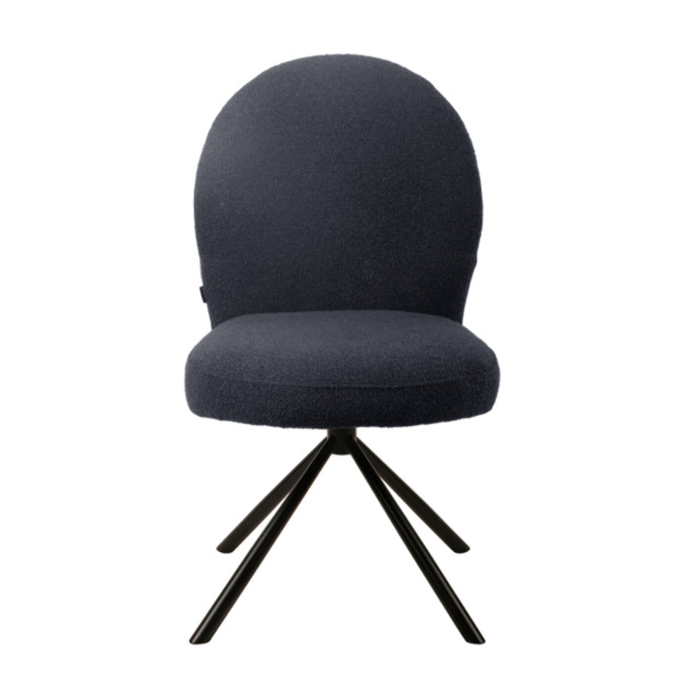 Chaise rotative 180° en tissu bouclette - BÉRANGÈRE