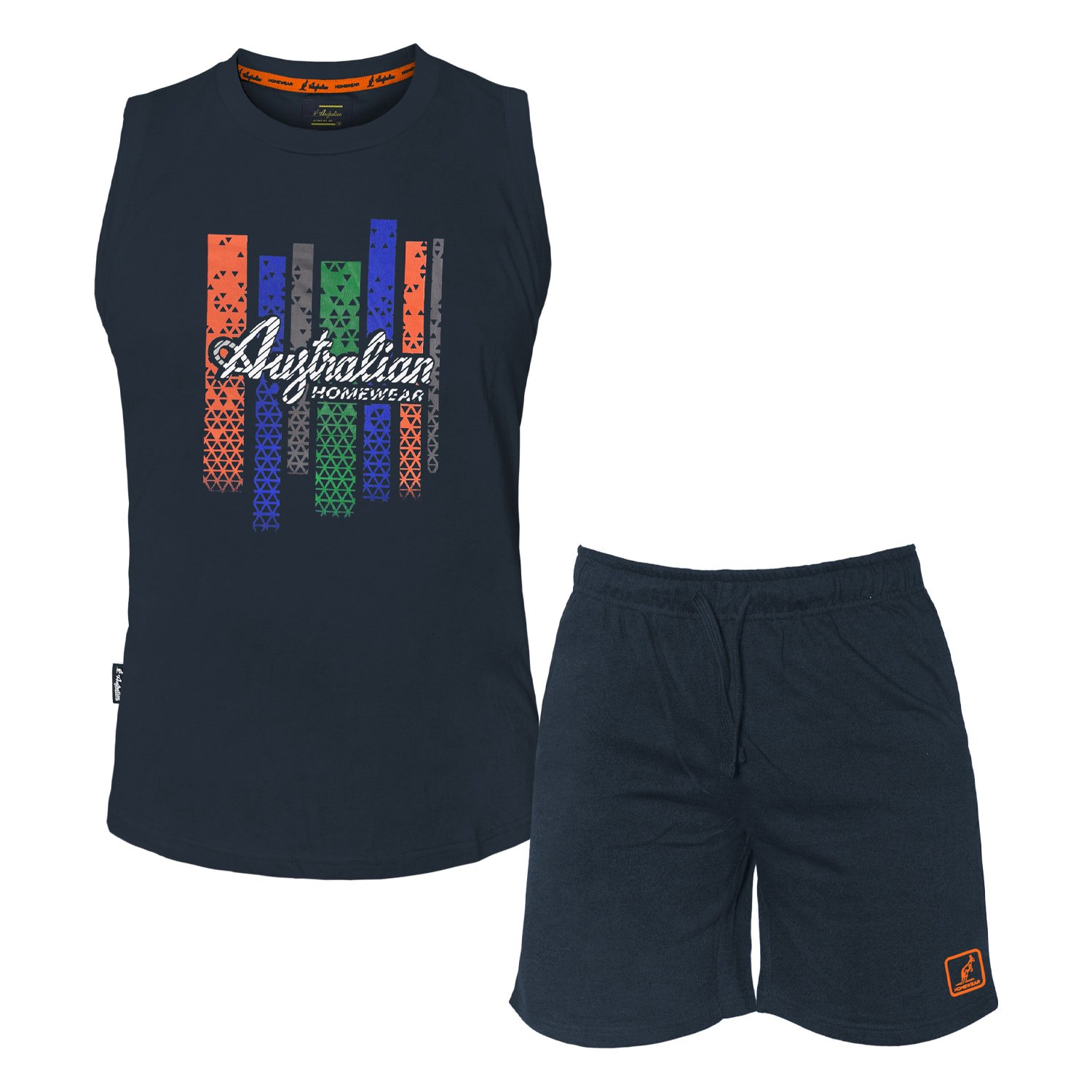 Completo Homewear Uomo Corto AUSTRALIAN Cotone