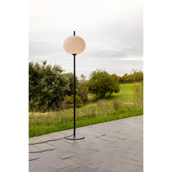 SAIGON OUT 2100 R45 Lampadaire gris/blanc mat