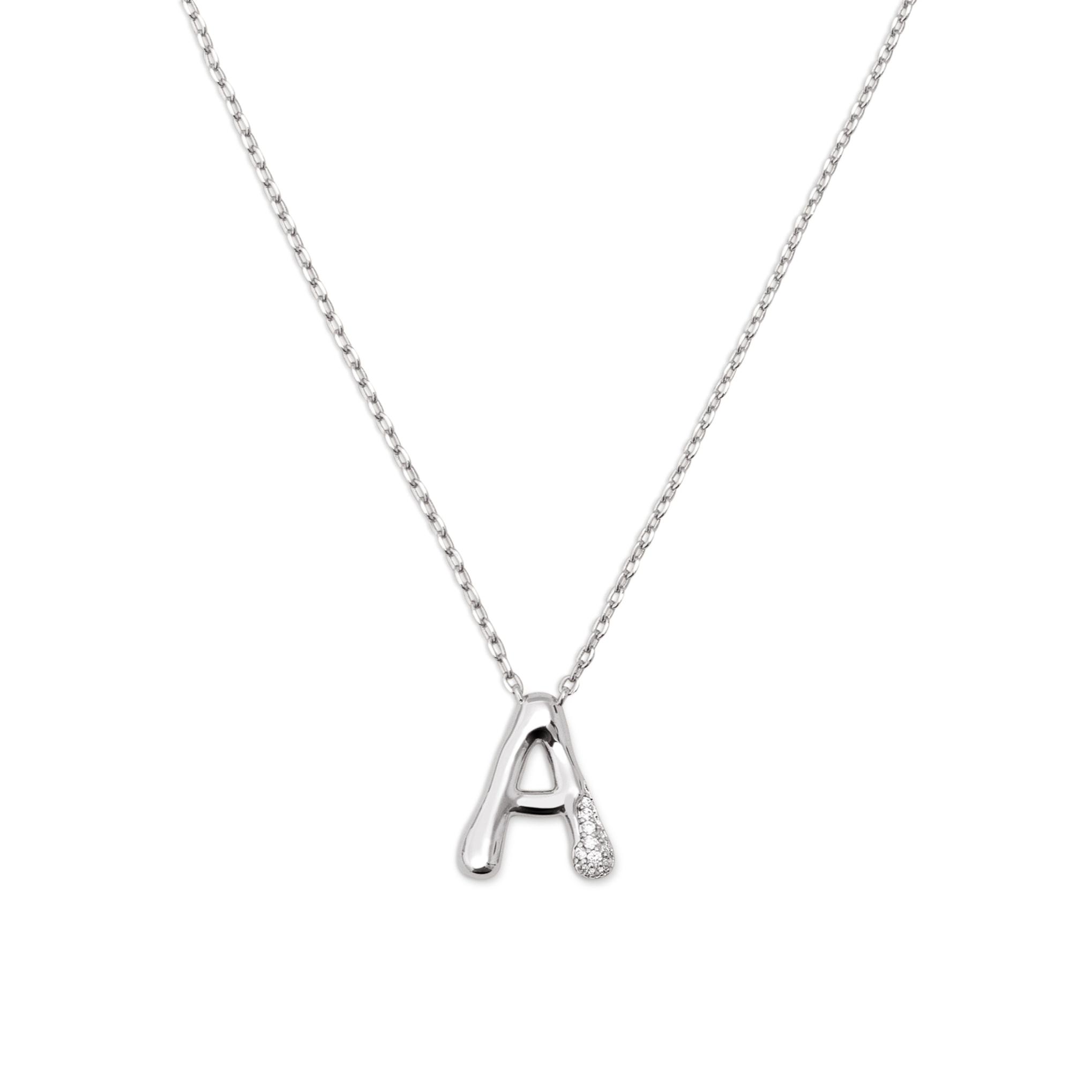 Collar Personalizado Letter Brillante