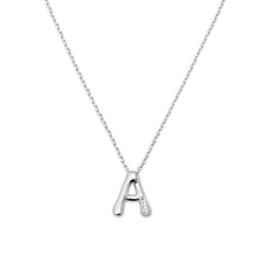 Collar Personalizado Letter Brillante