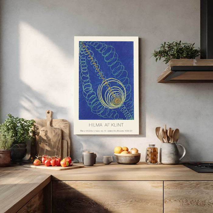 Tableau celebre Primordial chaos d'Hilma af klint Tableau alu Dibond