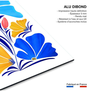 Tableau fleurs amie des fleurs  Tableau alu Dibond