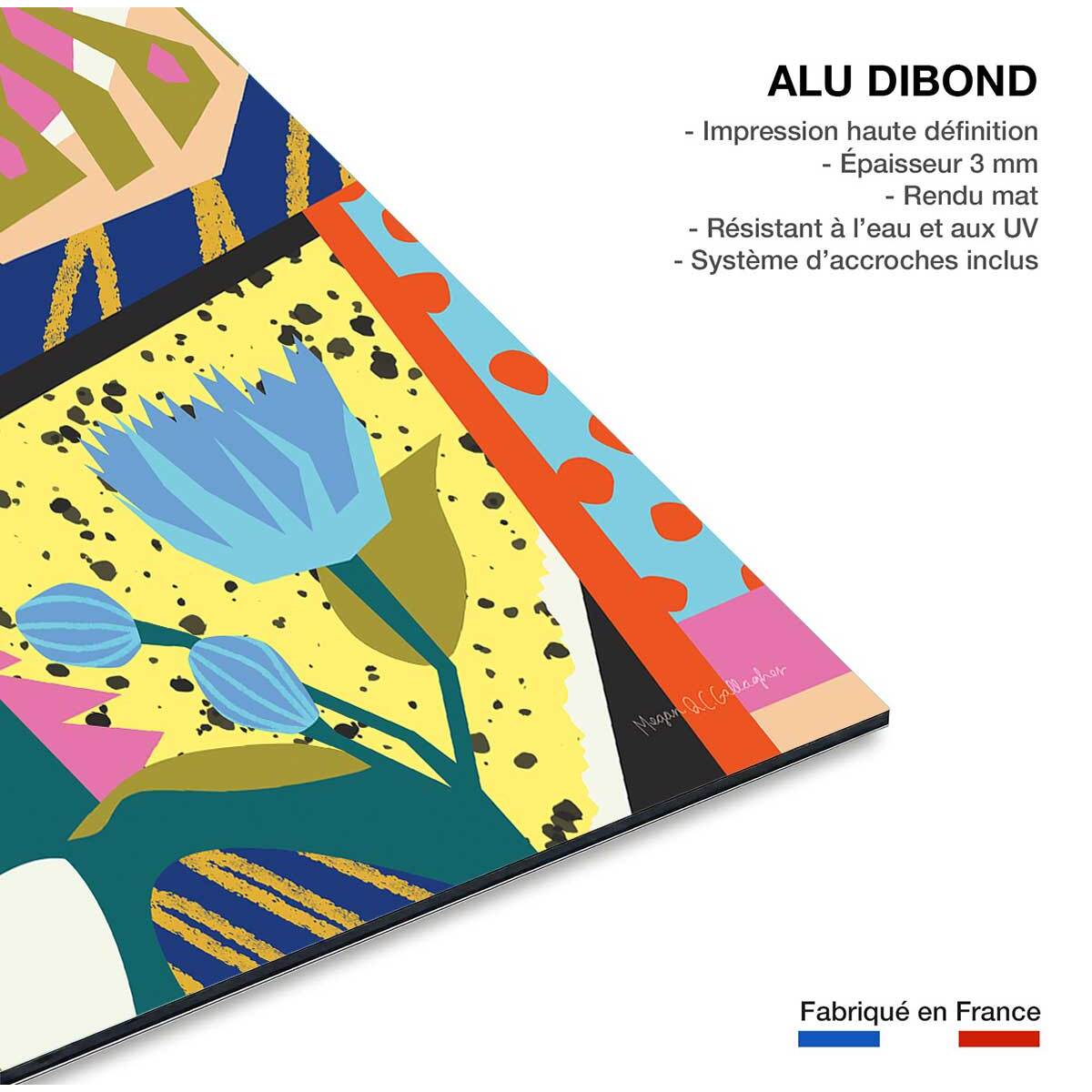 Tableau pop art Born in the 80s Tableau alu Dibond