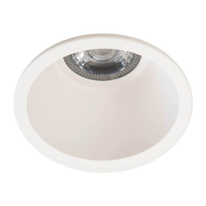 LEDS C4 Downlight Lite Ø75Mm 6.7W Blanco Cálido - 3000K Cri 80 32.2º On-Off Blanco Ip