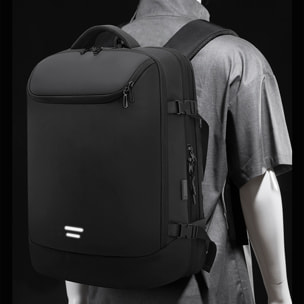 Zaino espandibile da 36L/50L con strato impermeabile, porta laptop 17,3". Presa USB esterna.
