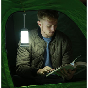 Lanterne portable LED de voyage blanc Herzberg HG5049-WHT