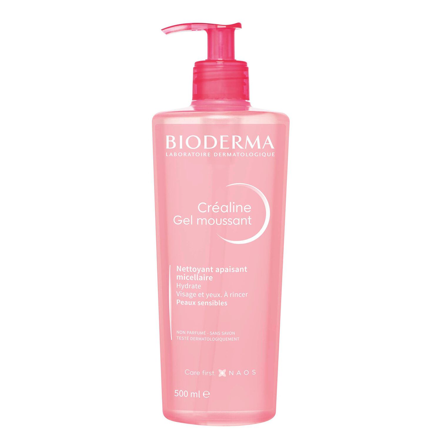 Créaline - Gel Moussant Visage et Yeux - Peaux Sensibles 500ml