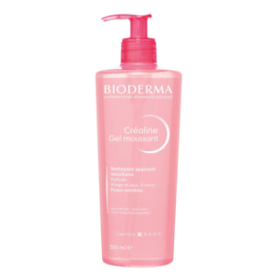 Créaline - Gel Moussant Visage et Yeux - Peaux Sensibles 500ml