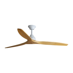 ALO L Ventilador de techo blanco/madera