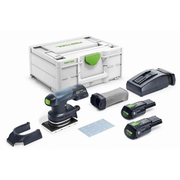 Ponceuse vibrante hybride FESTOOL RTSC 400 3,0 I-Plus + 2 batteries 3.0 Ah - 577686