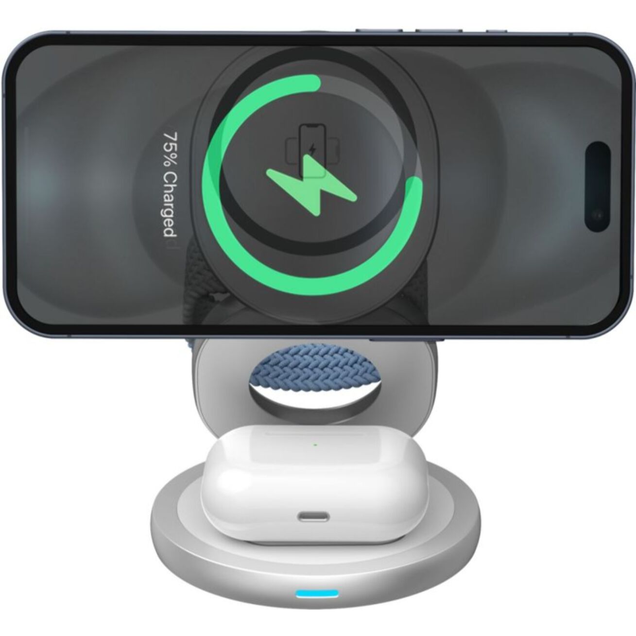 Station de charge FORCE POWER MagSafe pliable 3en 1 15W