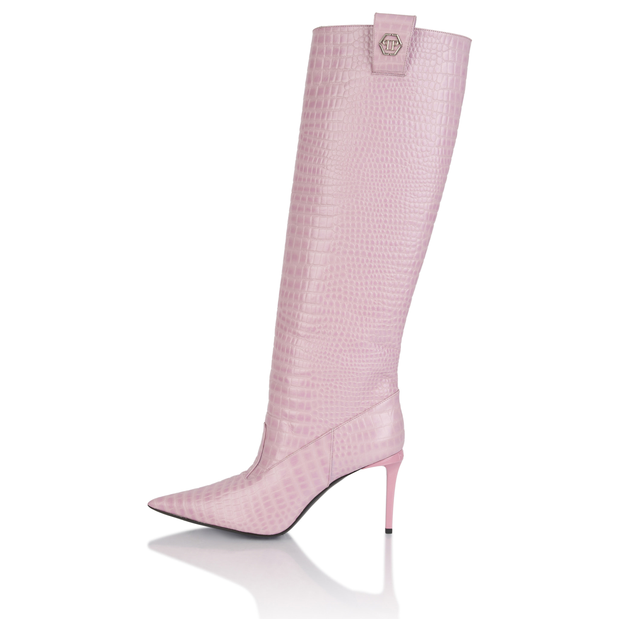 PHILIPP PLEIN Cocco Print High Boots 9