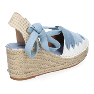 Sandalia de Mujer con Cuña de Yute, Diseño Moderno, Perfectas para PrimaveraVerano