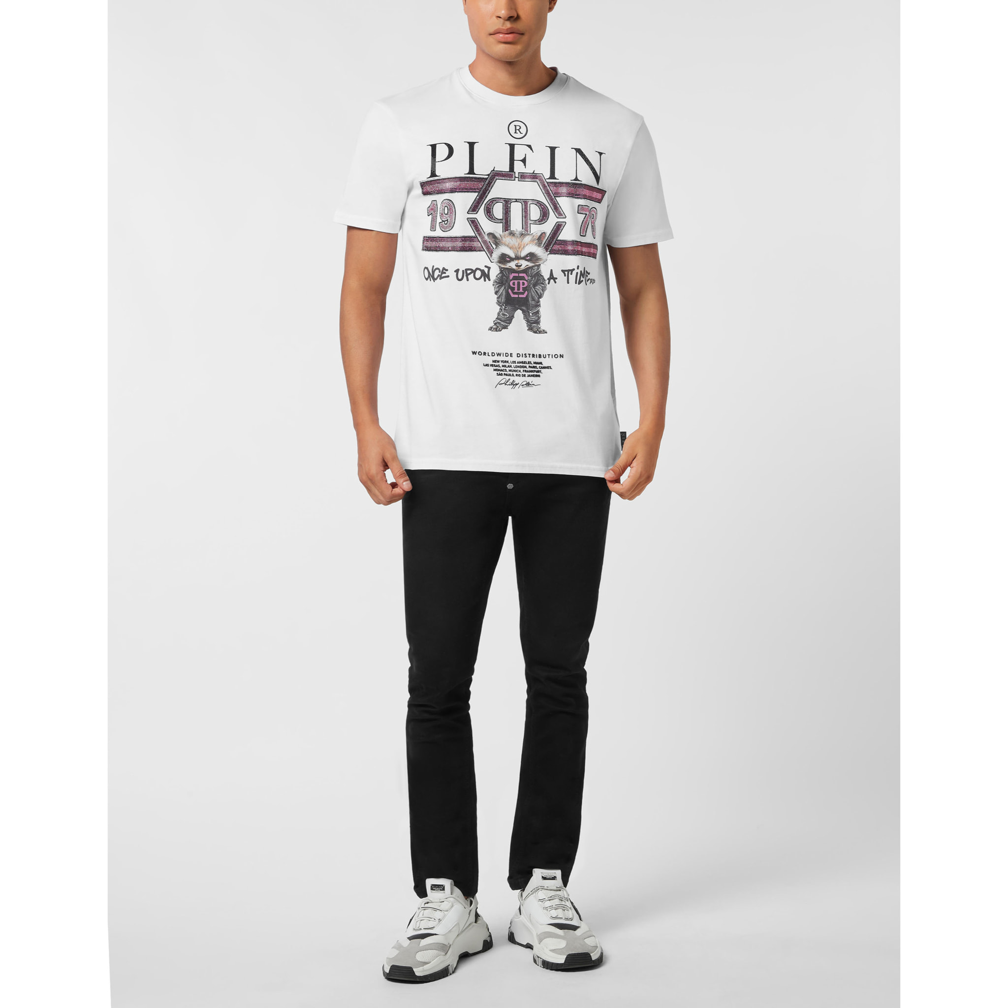 PHILIPP PLEIN T-Shirt Round Neck Ss COLLEGE