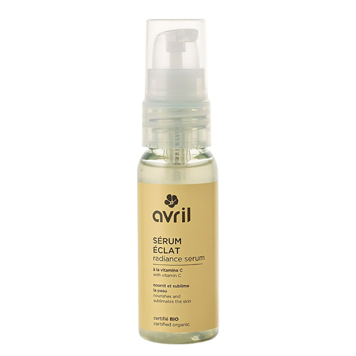 Sérum Éclat Certifié Bio - Sérum Enrichi en Vitamine C 30 ml