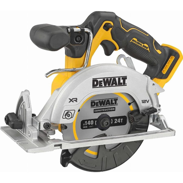Scie circulaire DEWALT Ø140 mm XR 12V Brushless - Sans batterie, ni chargeur - DCS512N-XJ