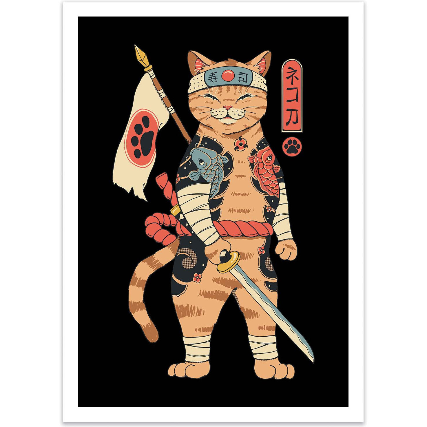 Affiche - Neko Shogun - Vincent Trinidad