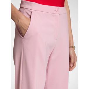 Elena Mirò - Pantalón punto milan hombre - Rosa