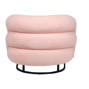 Sillon Boucle Rosa Hanko 89x85x74 Cm