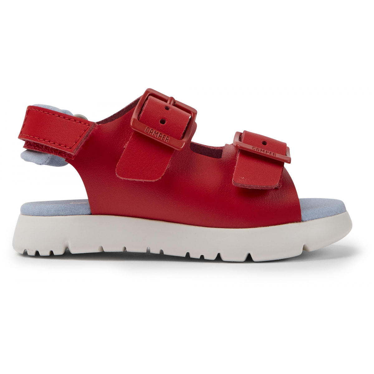 Sandalias - CAMPER Oruga - Rojo - Cuero liso