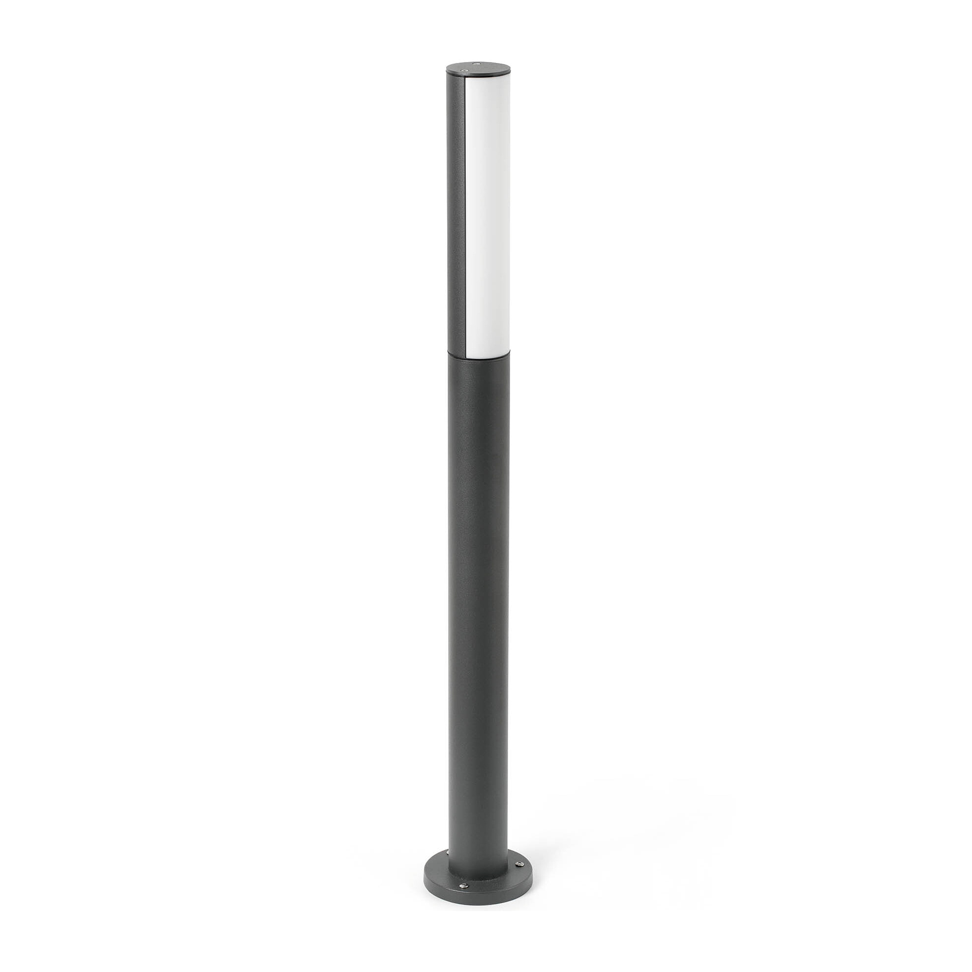 BERET-2 LED Lámpara baliza gris oscuro h 90cm