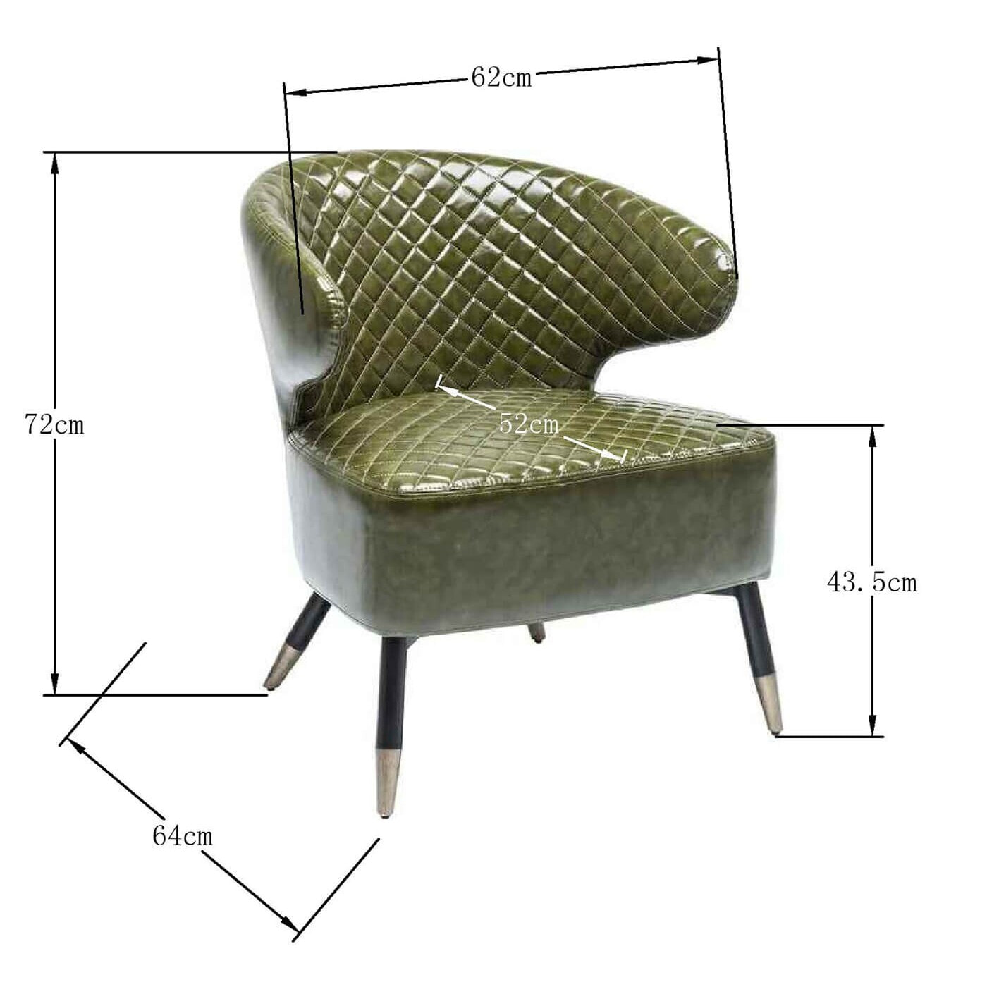 Fauteuil Session vert Kare Design
