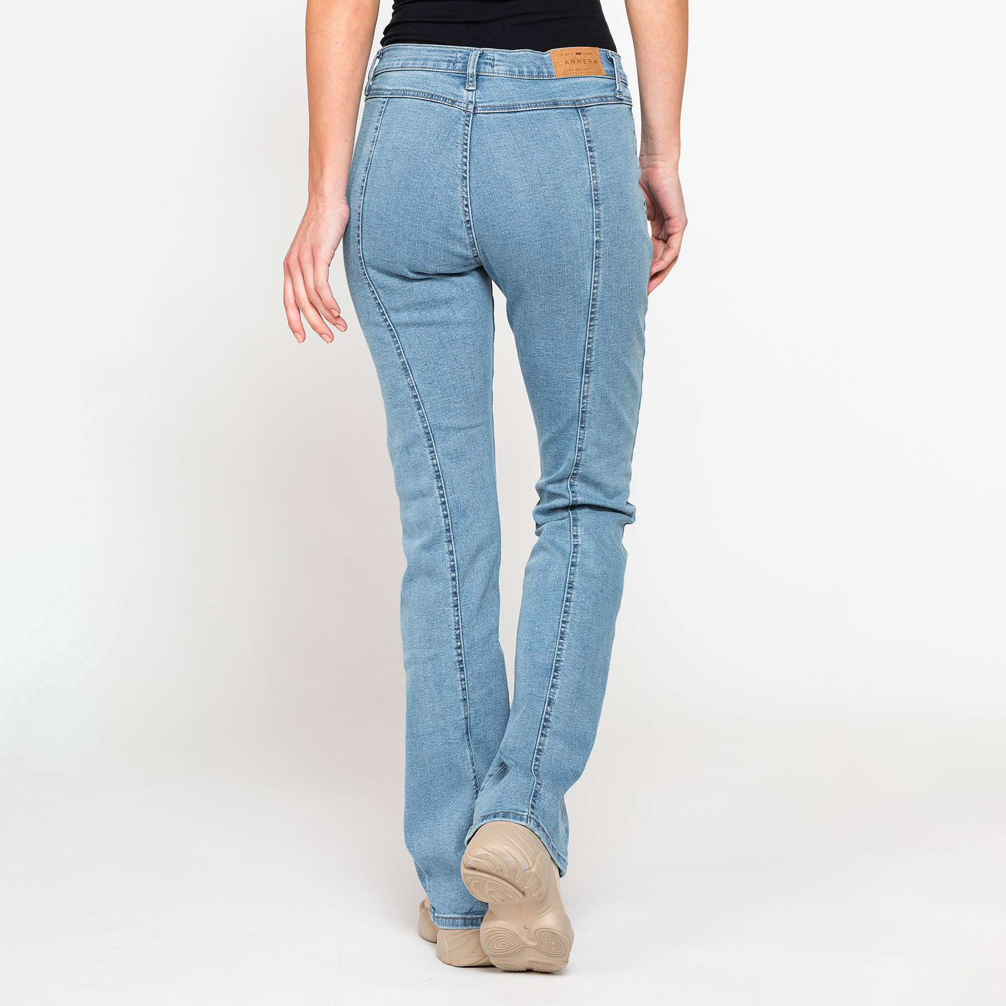 JEANS DONNA A ZAMPA
