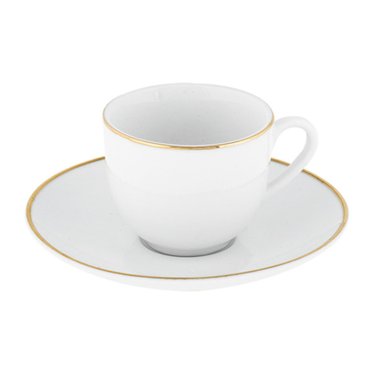 Set da caffè Gold Chic da 6 pezzi in porcellana
