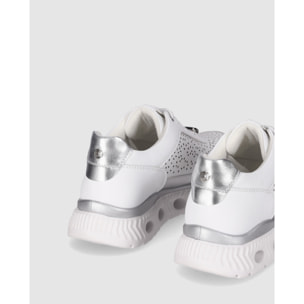 Deportivos - Blanco - Tacón: Bajo