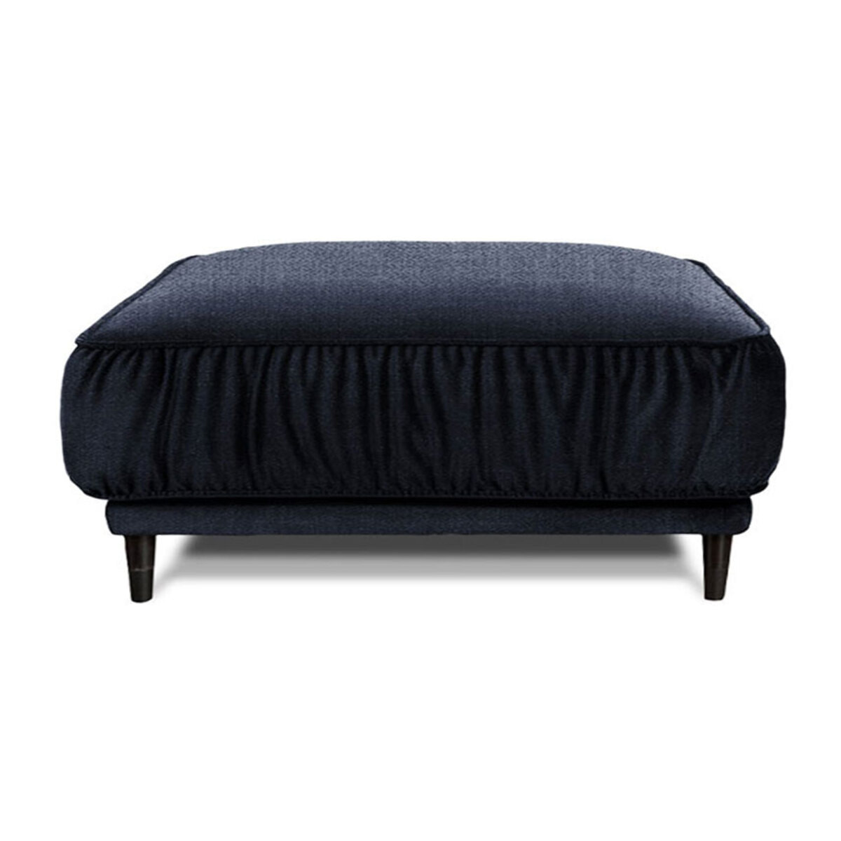 Pouf taille L Fiorenzo Tissu Bleu