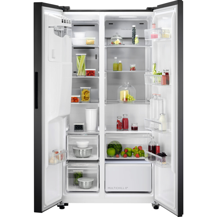 AEG Frigorífico americano de libre instalación Serie 9000 Negro de 177 cm ORX9V351DB