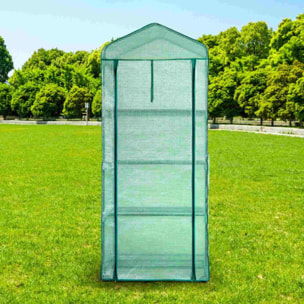Serre de jardin à 4 niveaux Herzberg HG8001-VERT
