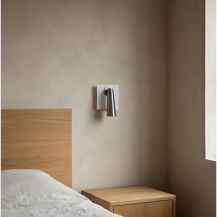 LEDS C4 Luz De Lectura Gamma Mix&Match Square Led 2.2W Blanco Cálido - 2700K On-Off Bla