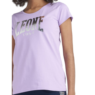 T-shirt maxi logo donna con maniche corte Training