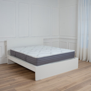 Materasso Una Piazza e Mezza Memory Foam 3 Strati Sfoderabile H26 1 Zip Intreccio Con Fascia Perimetrale Capitonè 120x190 (Antiacaro - Anallergico - Antibatterico - Ergonomico)