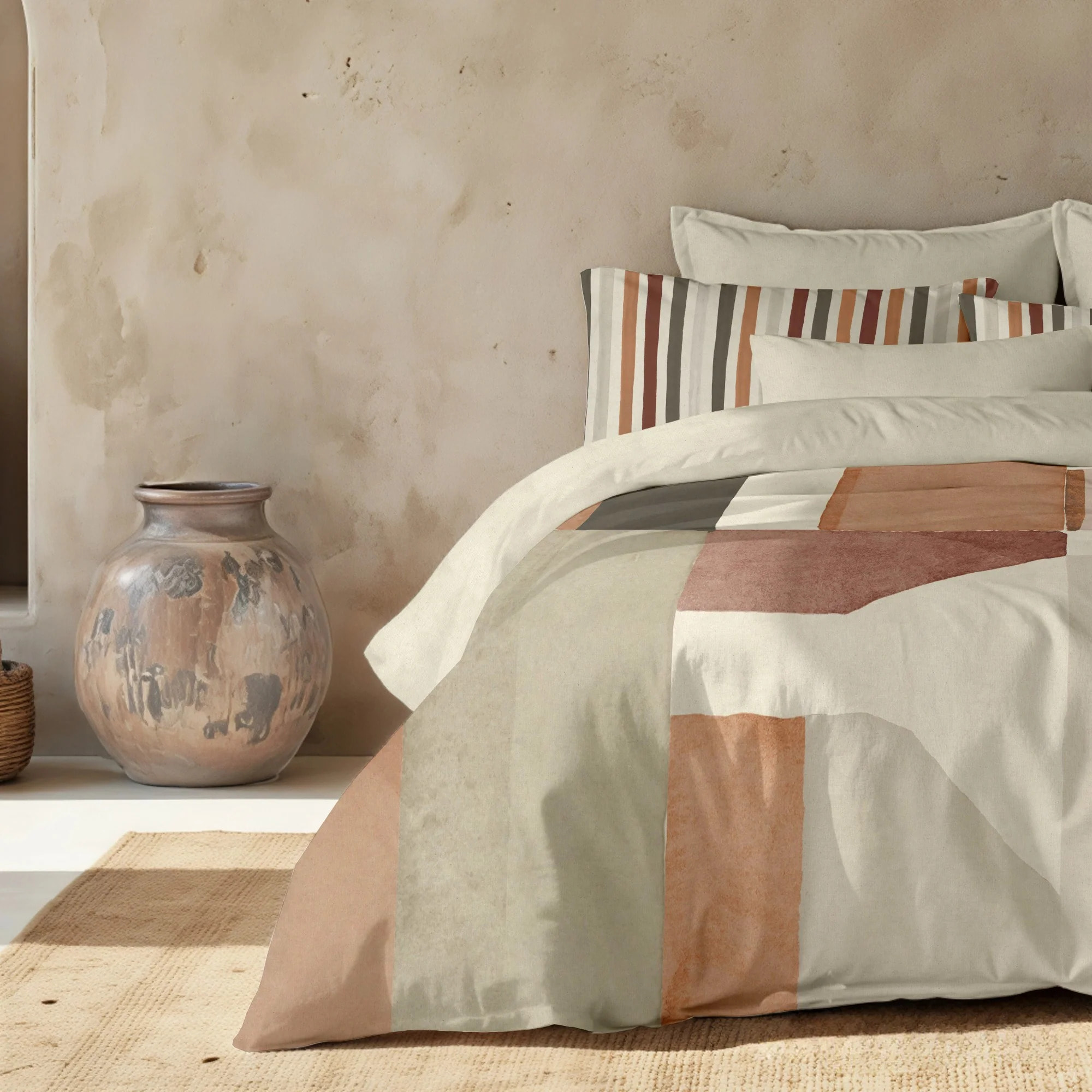 Housse de couette en popeline 80 fils Torrent