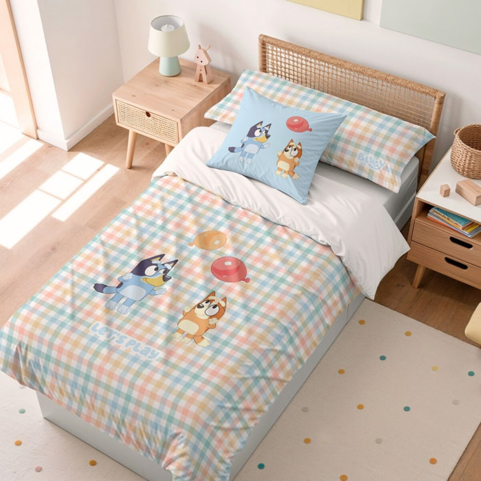 Funda nordica BLUEY + funda almohada 65x65