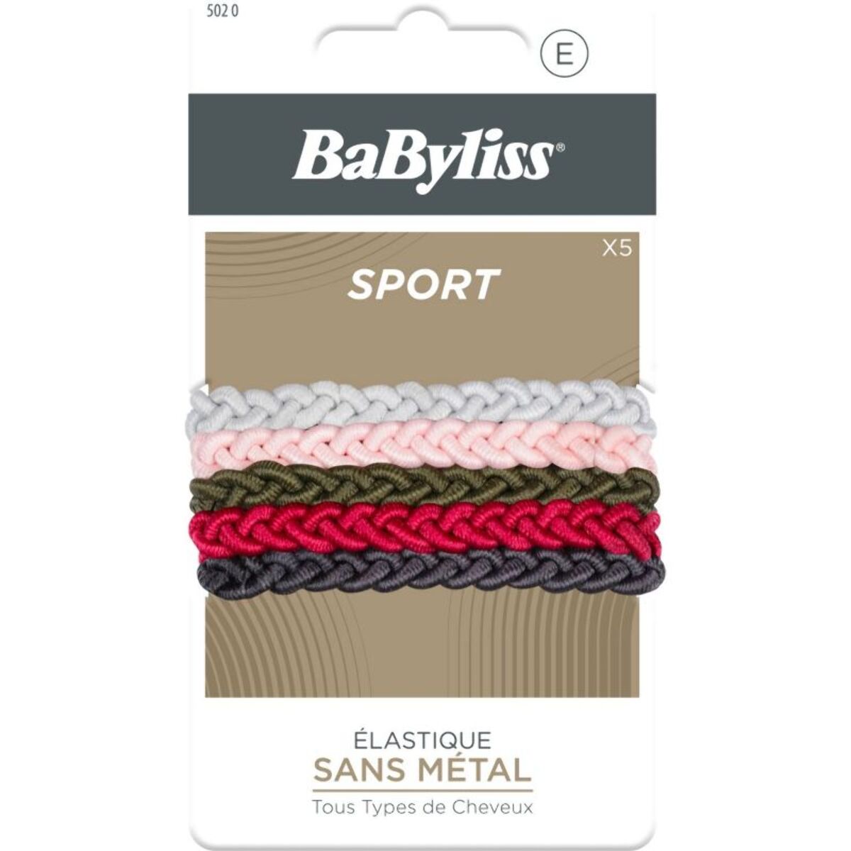 Elastique cheveux BABYLISS sans métal X5