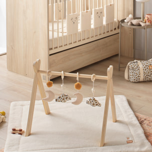 Arche d'éveil bois avec 4 jouets