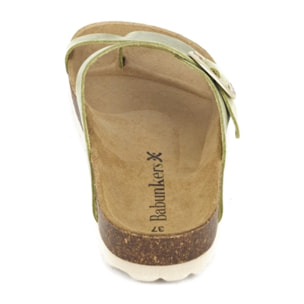 SANDALIA VALENCIA BABUNKERS VERDE